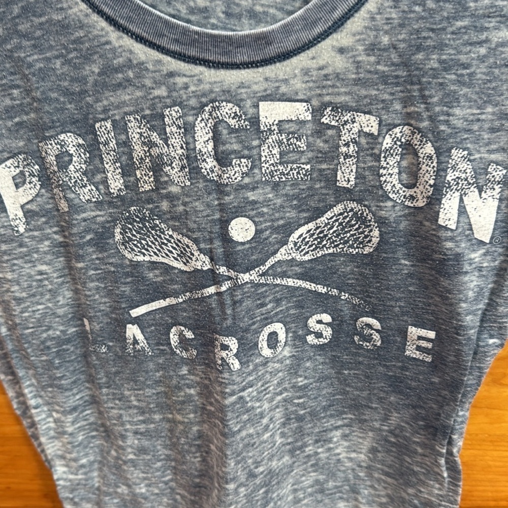 Princeton Lacrosse Shirt women’s blue size small excellent condition - Picture 4 of 6